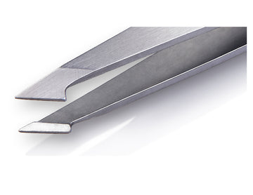 Nghia Grey Plated Eyebrow Tweezer T-03 | Shape and Define with Precision